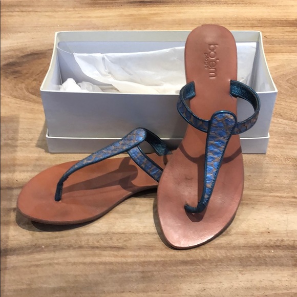 Bo’em Edie indigo sandals - Picture 1 of 4